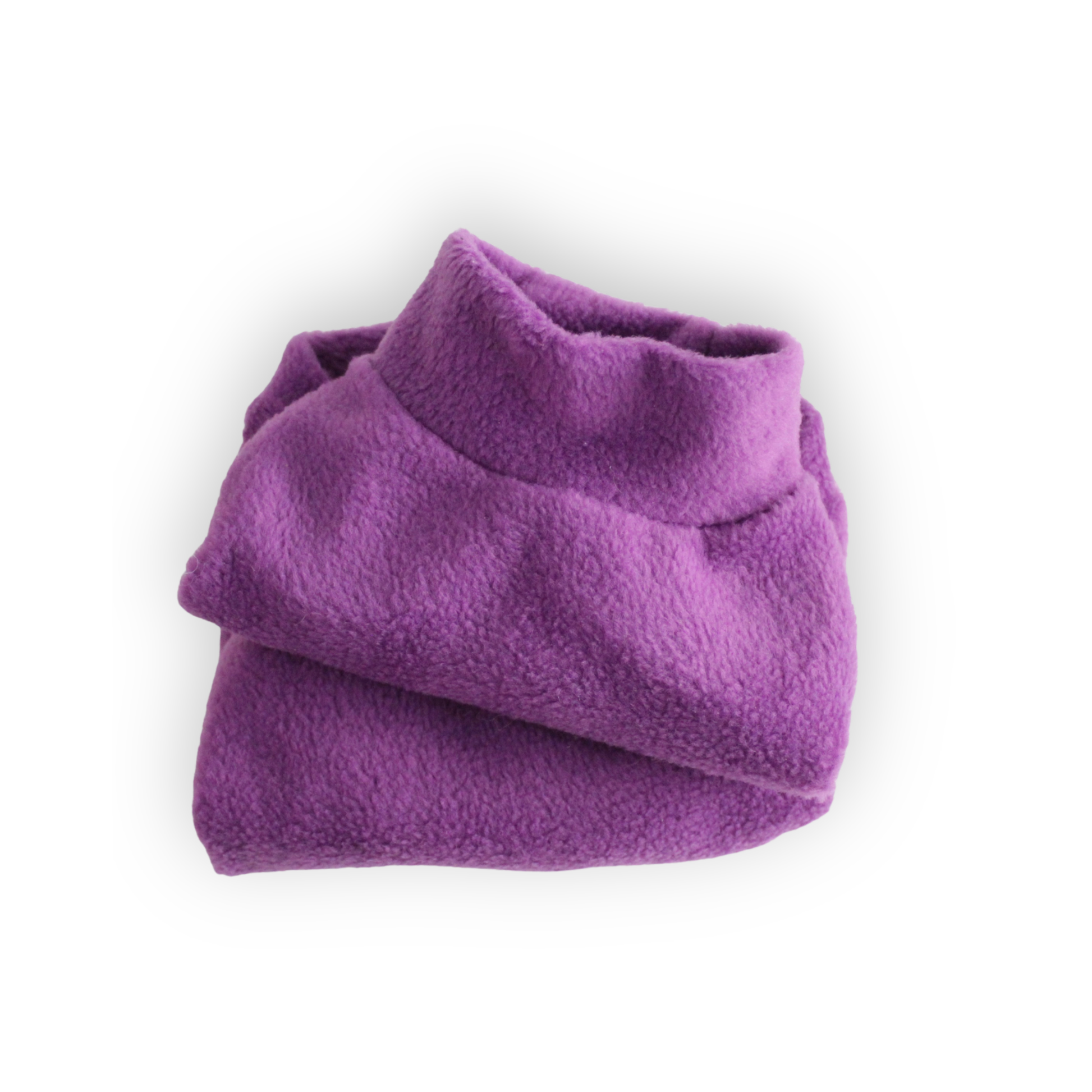 Purple fleece dog coats from Lana Royals Pet Wear.
