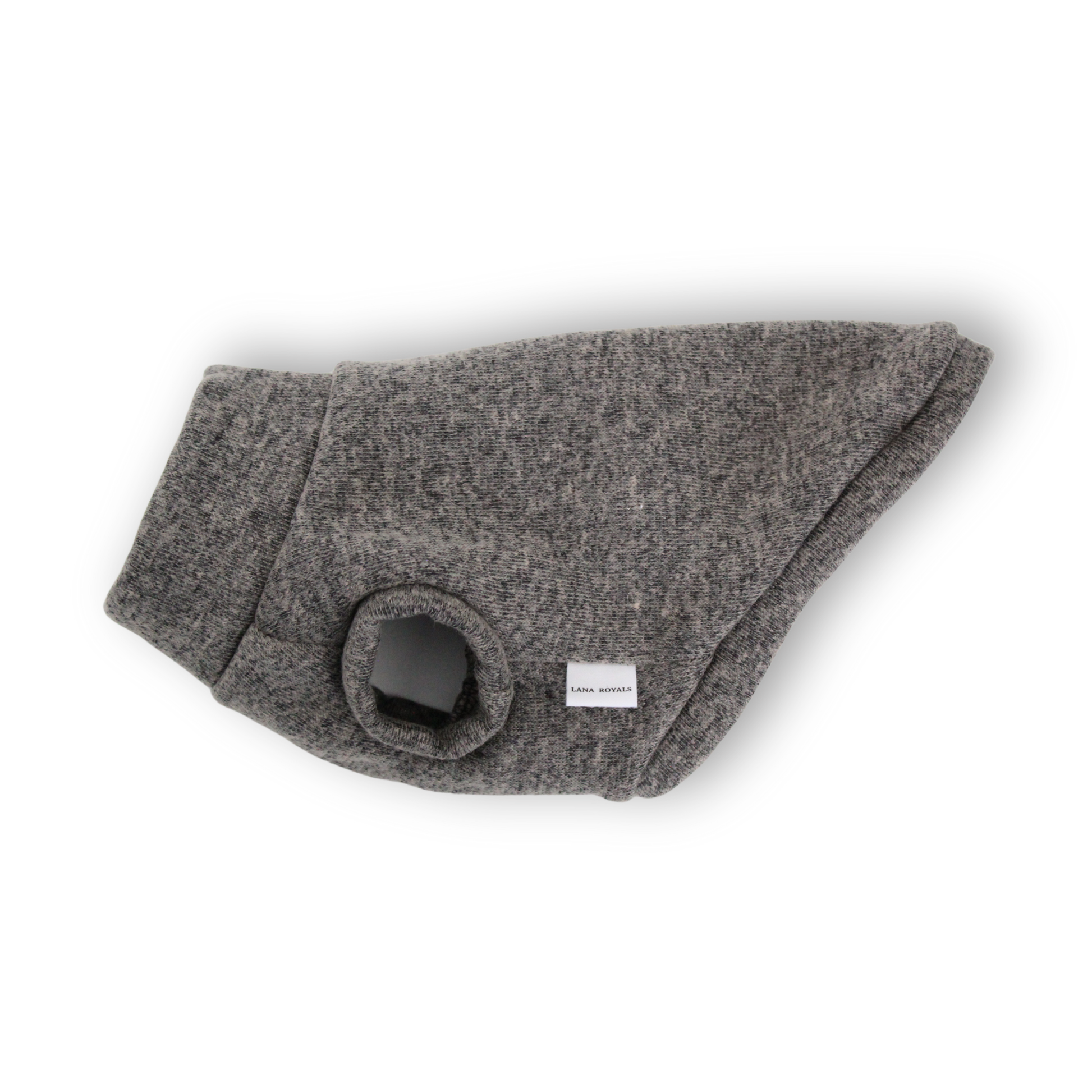 Berle grey beige dog jumper from Lana Royals Pet Wear.