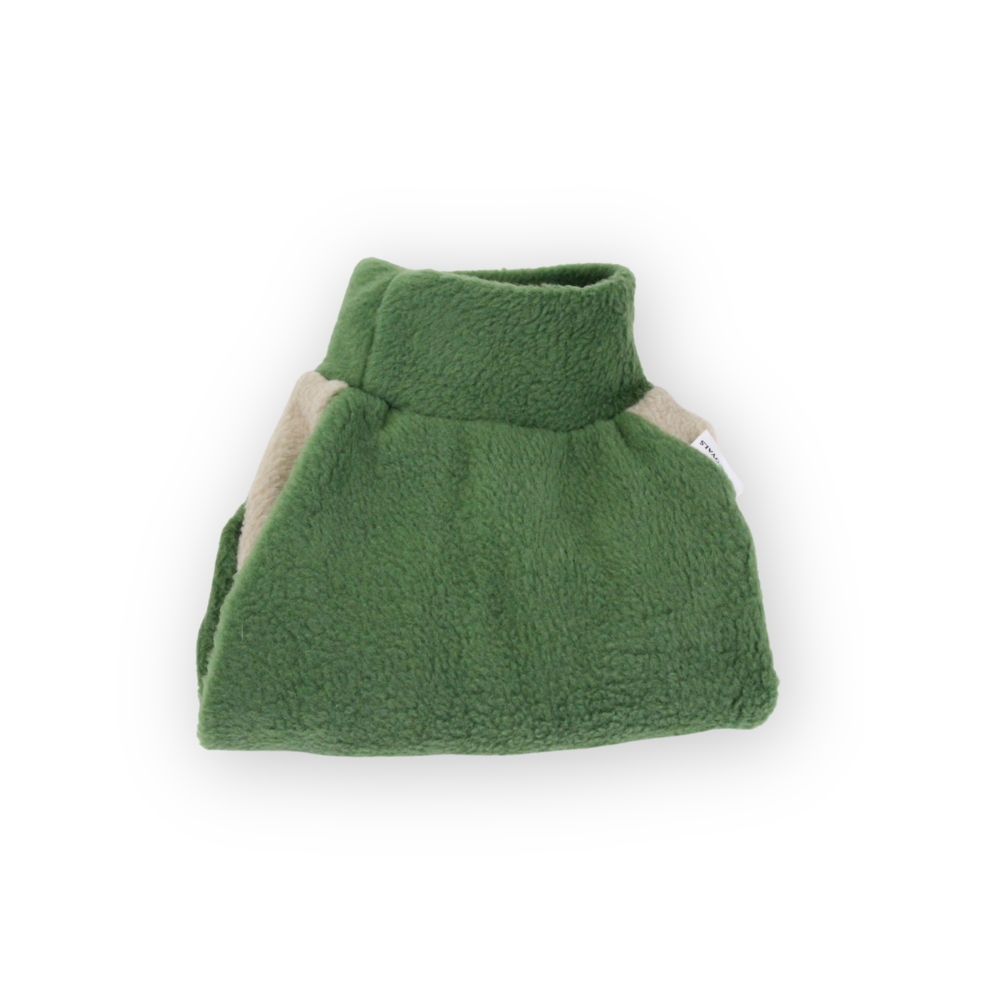 Pine green fleece jumper for small dogs from Lana Royals Pet Wear.