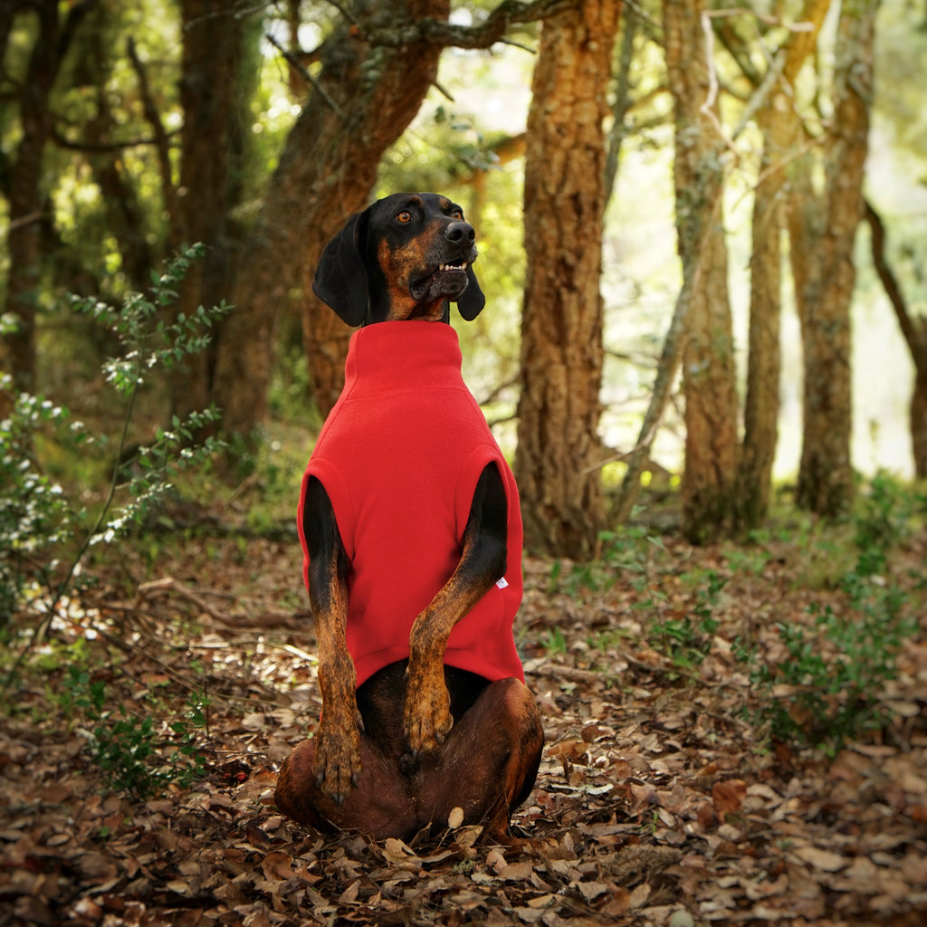 Fleece Sleeveless Tank-Top Vest for Dogs | Custom-Tailored, Made to Measure