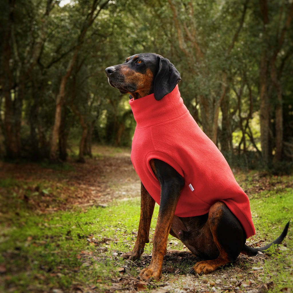 Fleece Sleeveless Tank-Top Vest for Dogs | Custom-Tailored, Made to Measure