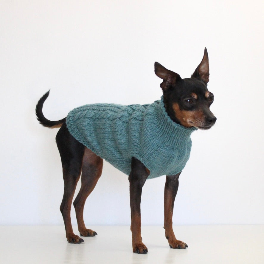 'PRIMUS' Dog Sleeveless Sweater – PDF KNITTING PATTERN