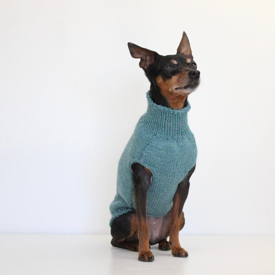 'PRIMUS' Dog Sleeveless Sweater – PDF KNITTING PATTERN