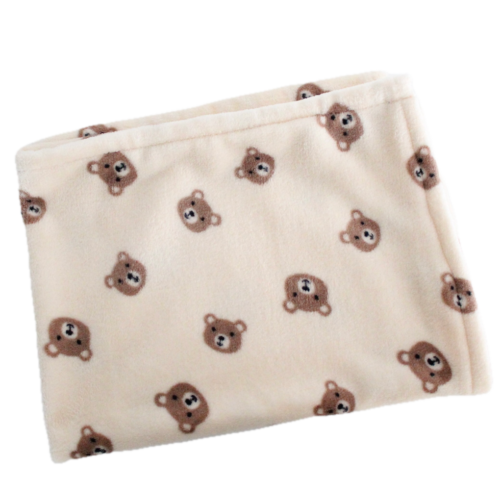 Teddy Bear Fleece Blanket for Small Dogs | 90 x 70 cm
